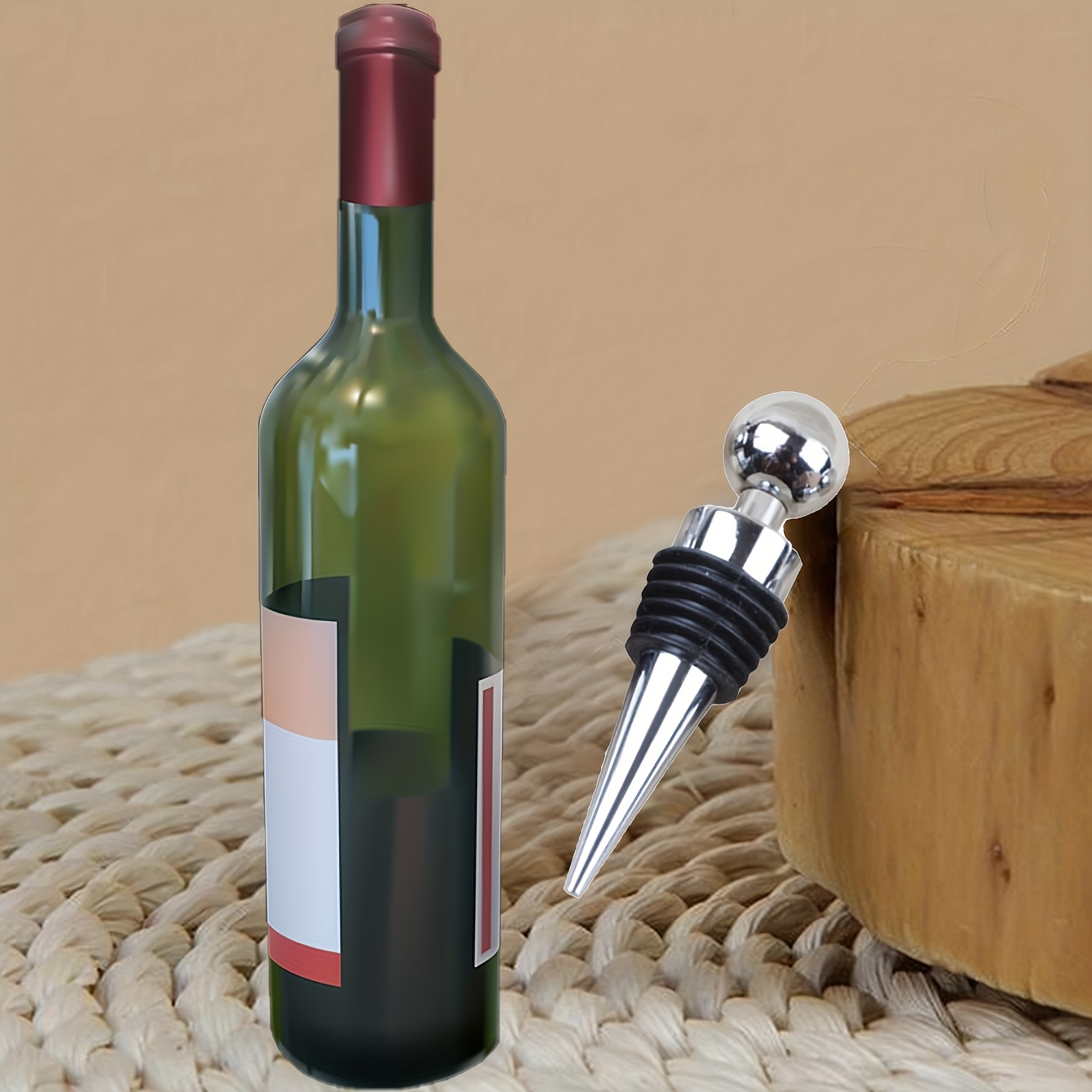 Bouchon bouteille vin plastique