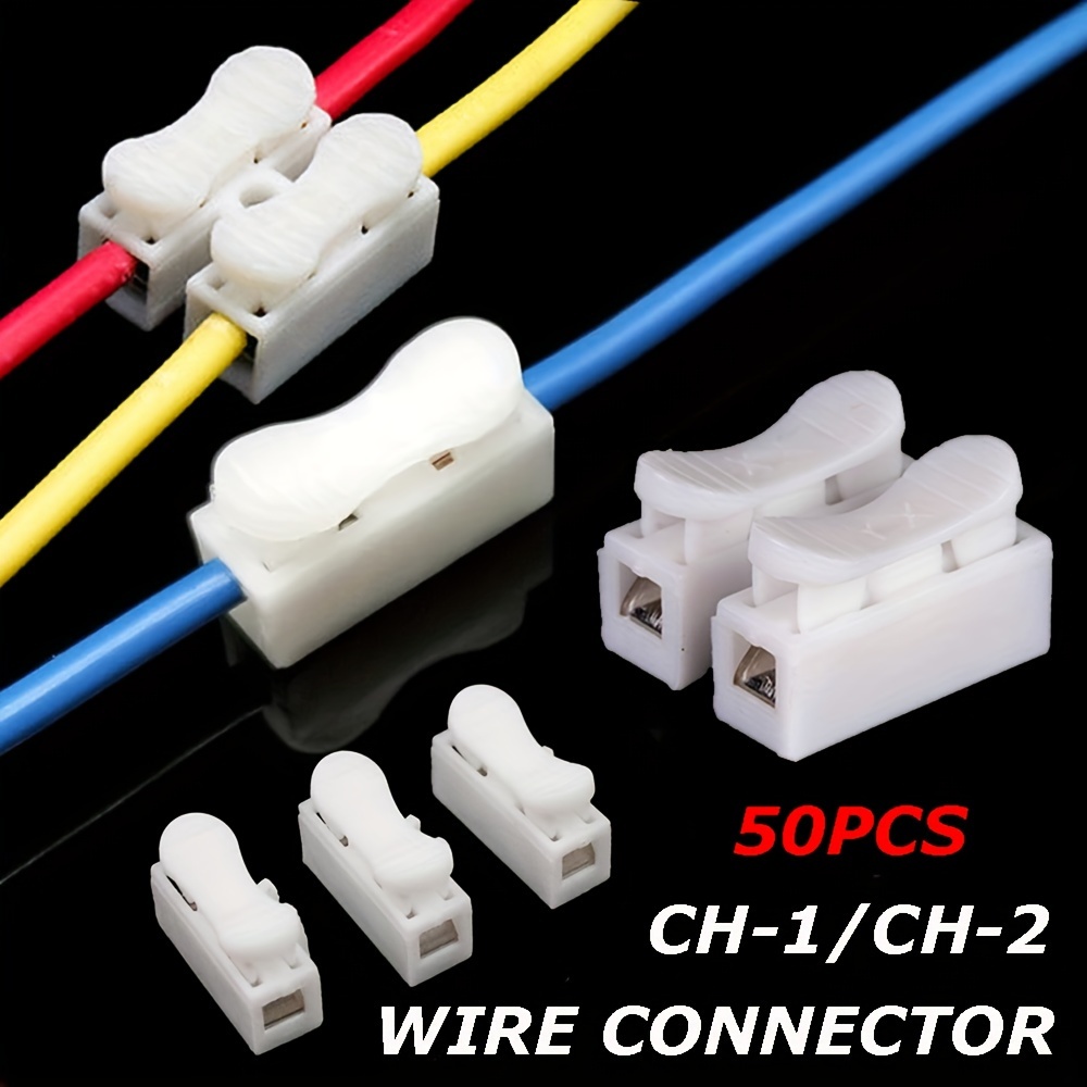 Comprar 30 Uds. Conectores de Cable Eléctrico de 2 pines CH2