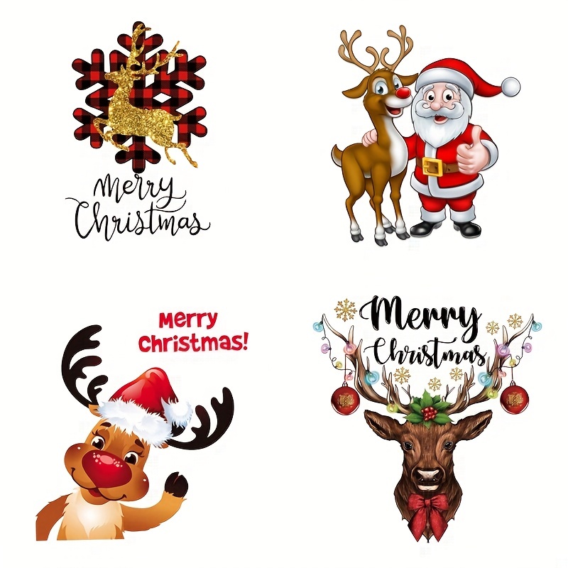 Christmas Clothing Ironing Stickers Diy Merry Christmas - Temu Canada