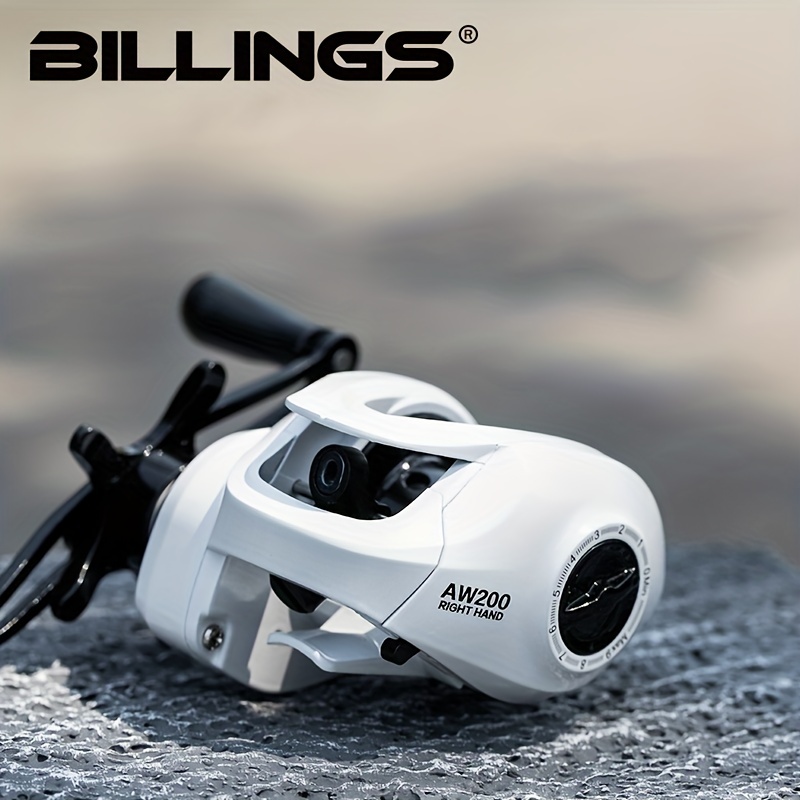 Billings Aw 200 Series 6.3:1 Gear Ratio Max Drag Baitcasting