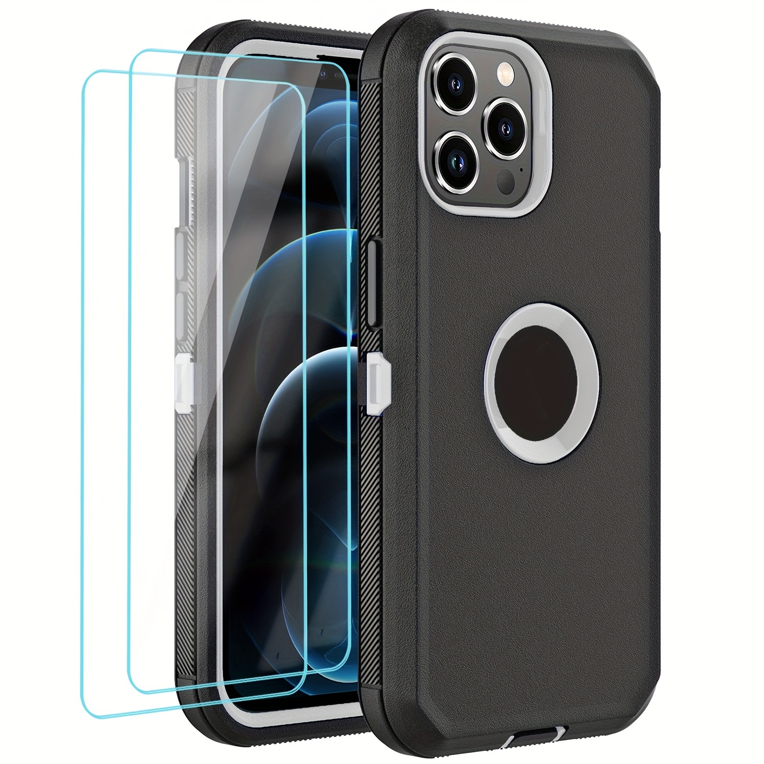 Para Iphone 13 Pro Max Funda magnética transparente con protector de lente  de cámara Protección completa Magsafe Silicona electrochapada Red a prueba  de polvo Protección a prueba de golpes
