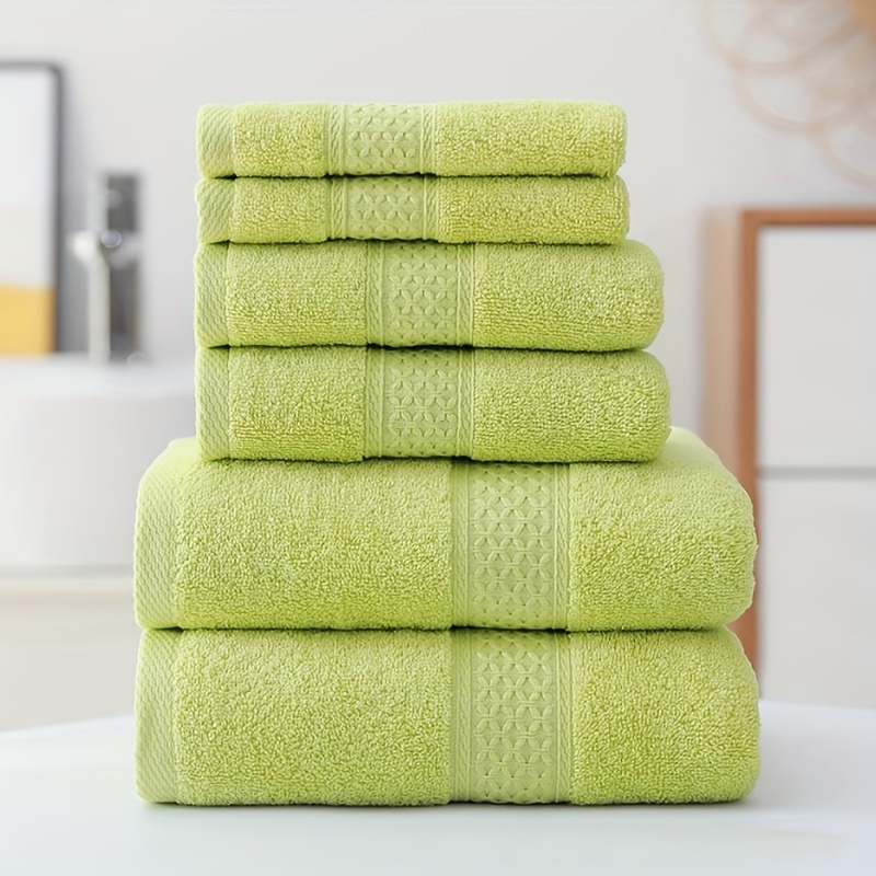 Hand Towel Bath Towel Set Washcloth Soft Bath Supplies