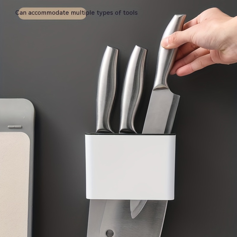 Knife Block Holder Without Knife Universal Round Knife Block - Temu