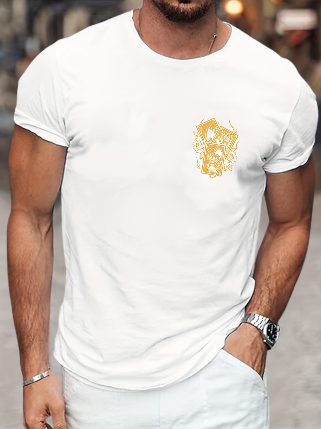 T-shirt Fruup ! Homme Bleu à Imprimé Graphique - Taille L, Occasion En Excellent état