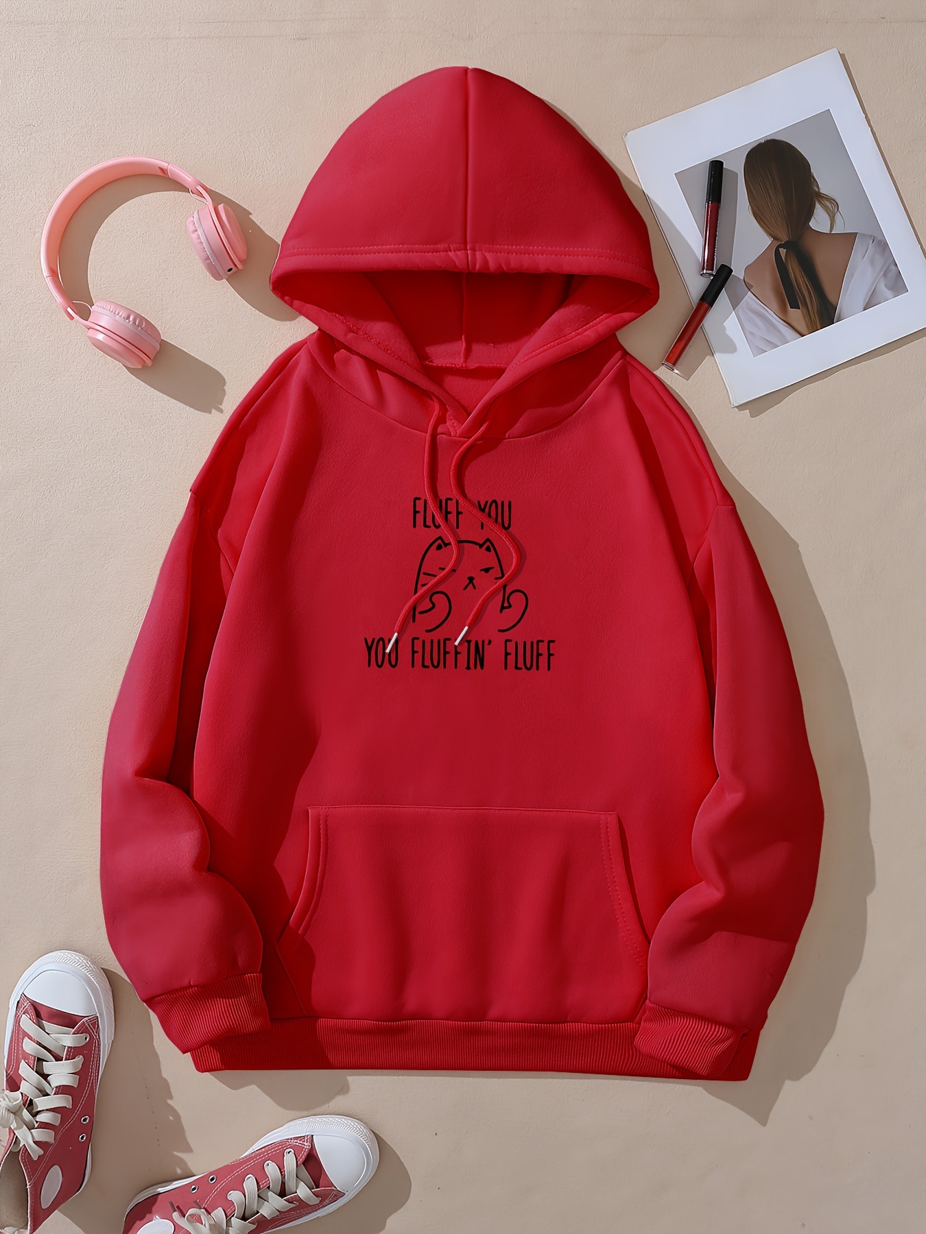 Cute 2024 red hoodies