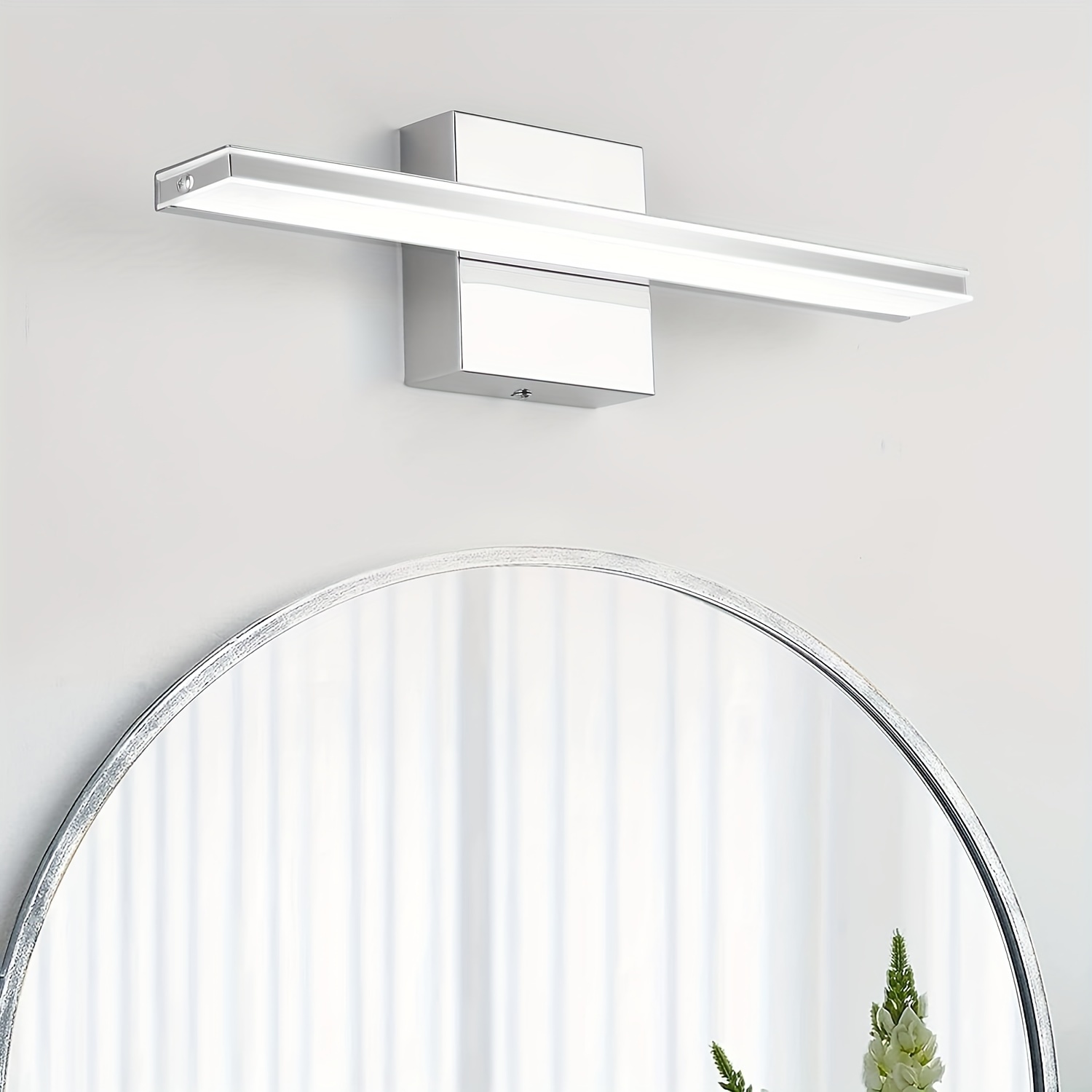 Modern Bathroom Light Fixtures Over Mirror Ip44 Chrome - Temu