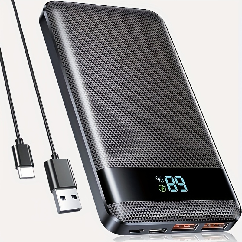 Cargador portátil para iPhone, 6000mAh pequeño banco de energía de carga  rápida (20W), mini cargador de teléfono portátil lindo paquete de batería