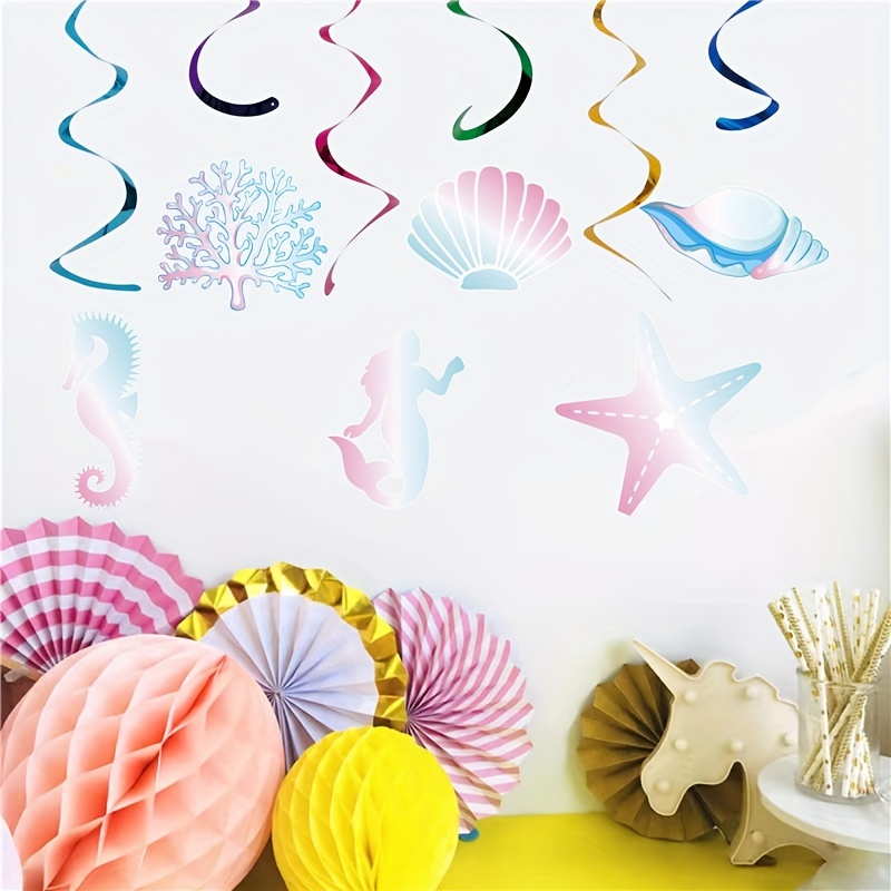 Swirl Decor Colorful Streamers Suitable For Parties - Temu