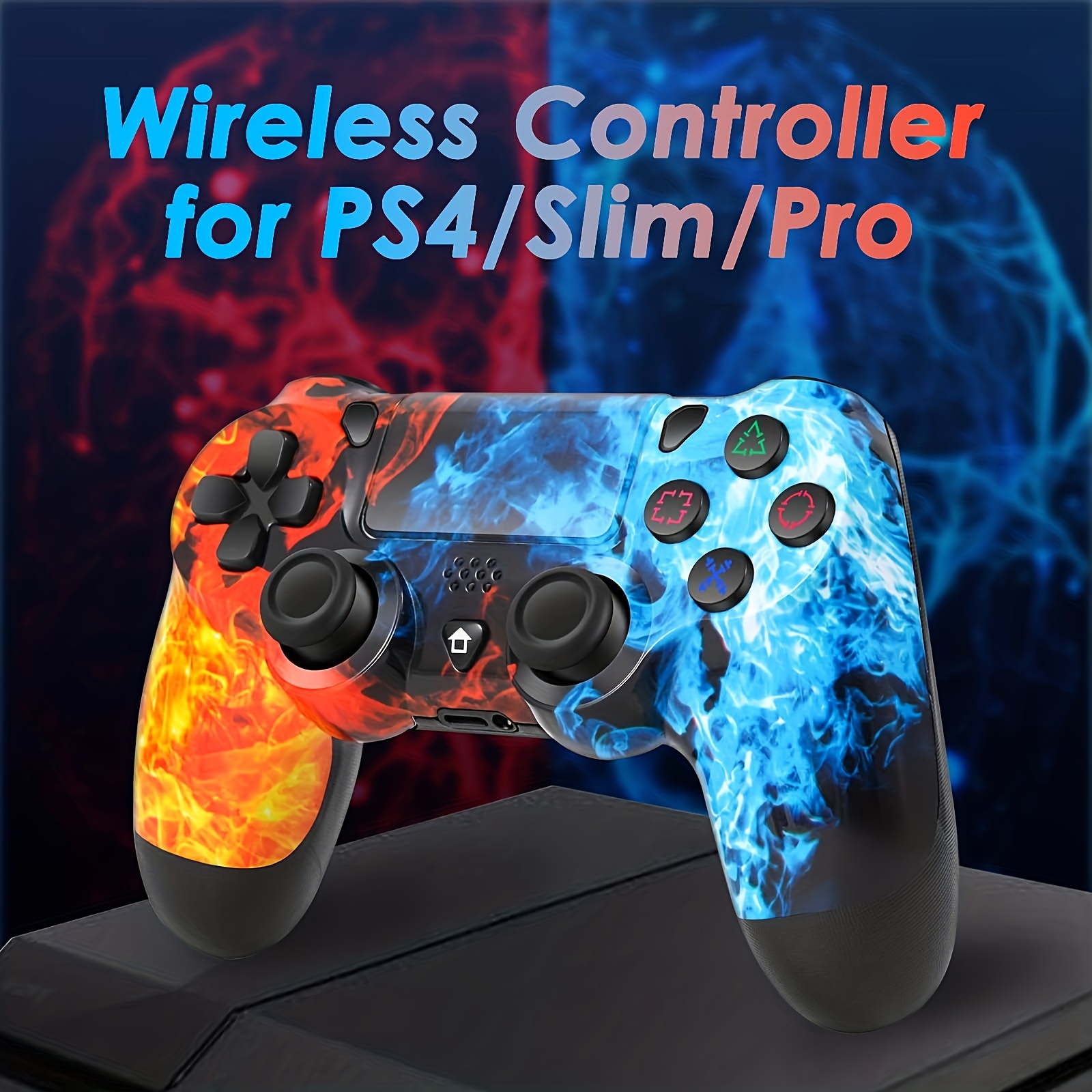 For PlayStation 4 Wireless Controller Compatible for PS4 Pro Slim