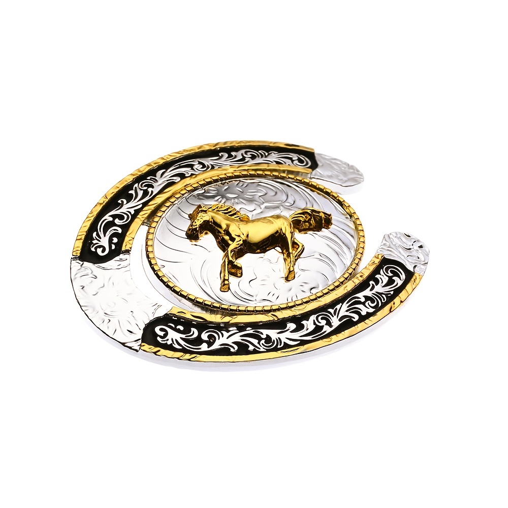 Western Cowboy Letter Pattern Buckle, Men's Novel Belt Buckle - Temu