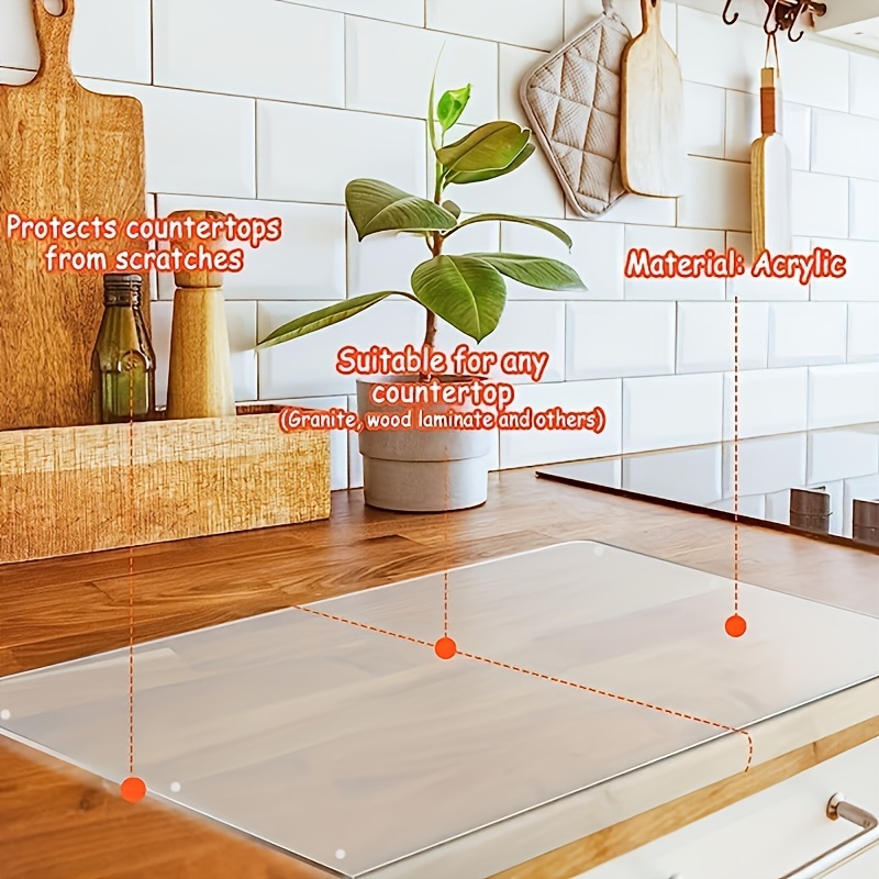 Zainafacai Kitchen Gadgets Transparent Kitchen Cutting Board
