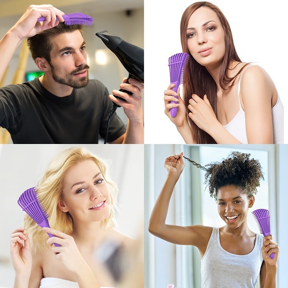 Smooth and Soothe Your Hair with the Multifunctional Detangling Hair Brush - Perfect for All Hair Types