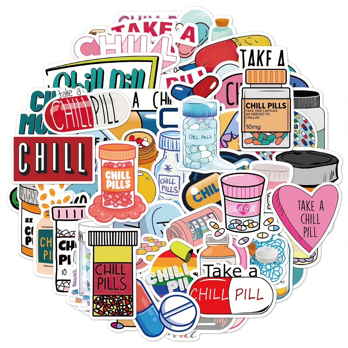 cute Alphabet Letters' Theme Waterproof Decorative Stickers For Laptop Pc  Computer Mobile Smartphones Guitar Desktop Cup Travel Case - Temu