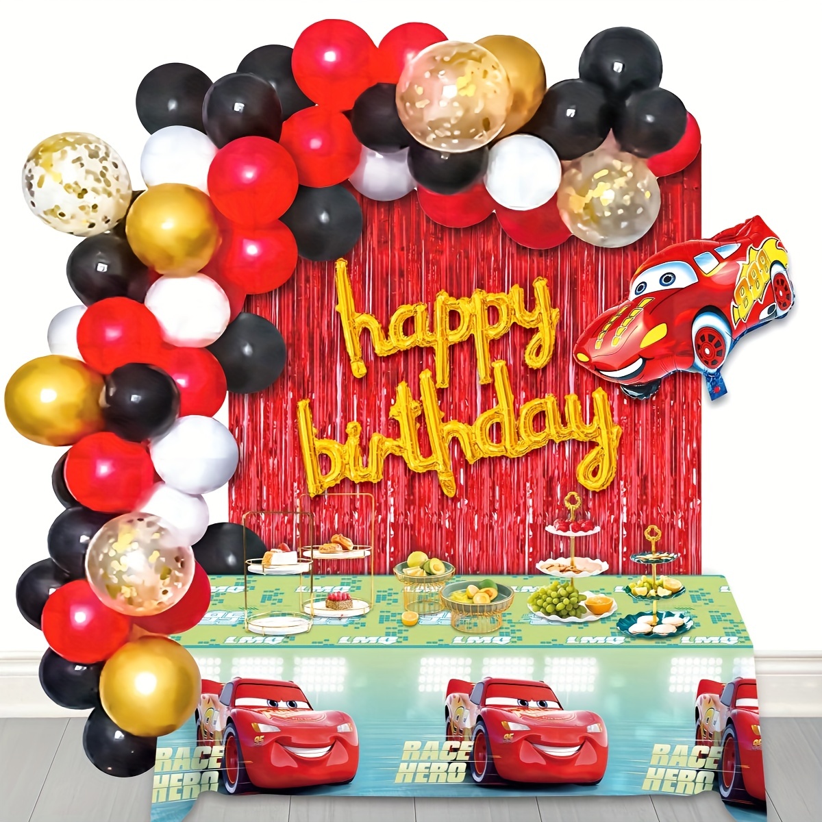  Cars Birthday Party Supplies, Lightning McQueen Birthday Party  Supplies, 12pcs Cars Gift Boxes, Candy Bags - Lightning McQueen Car  Birthday Party Favor for Cars Party Decorations : Toys & Games