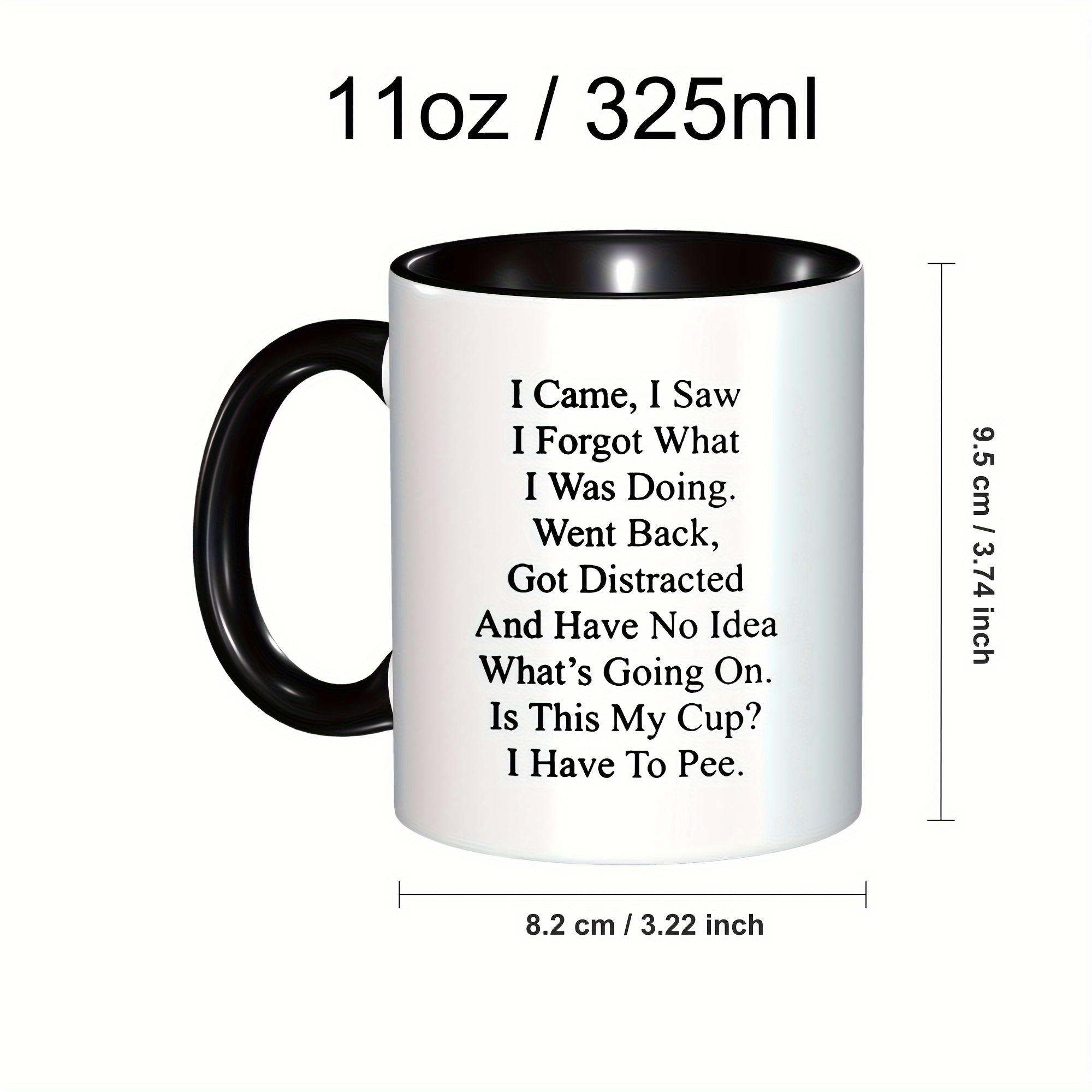 1pc 11oz ceramic coffee mug tea cup funny mug for the elderly for senior women and men senior citizens mug birthday mothers day fathers day christmas mug details 1