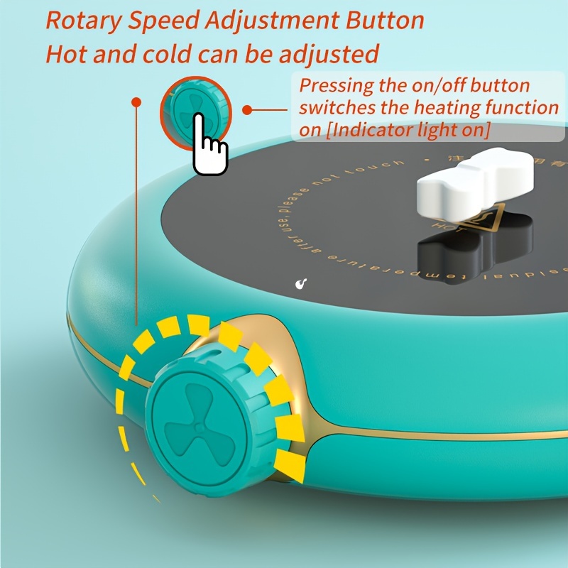 USB Intelligent Adjustment Thermostat Coaster Portable Cup Warmer