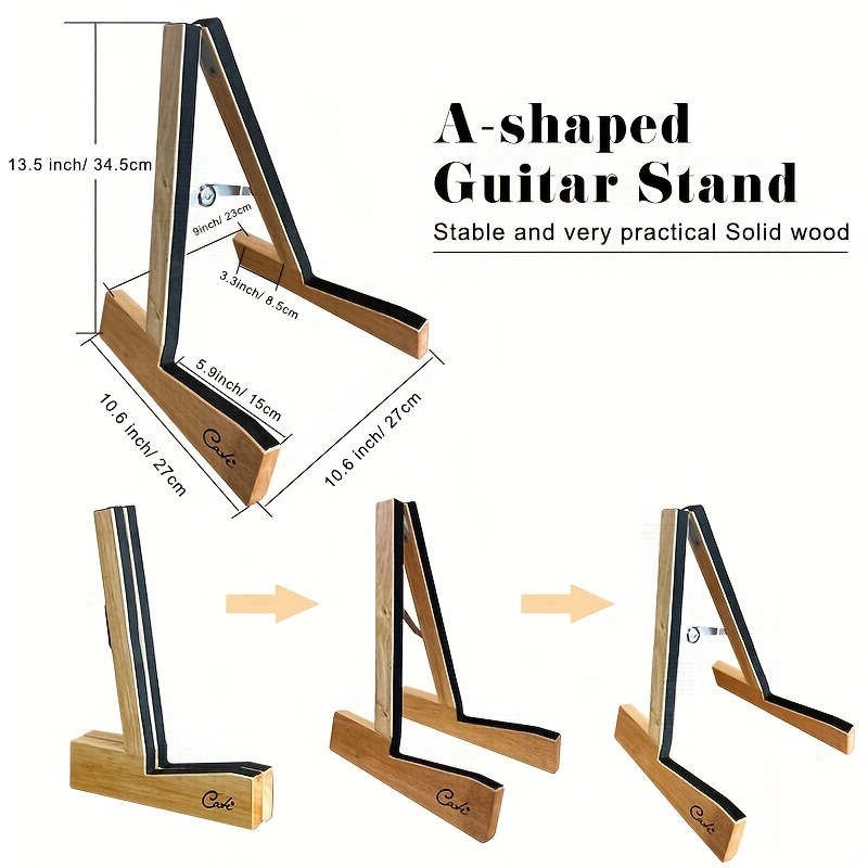 Folding Solid Wood Guitar Placement Rack Guitar Holder Stand - Temu