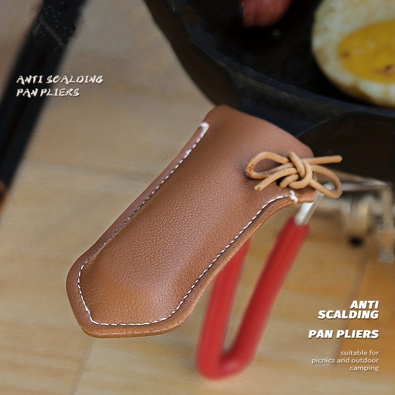 Pot Handle Cover - Leather