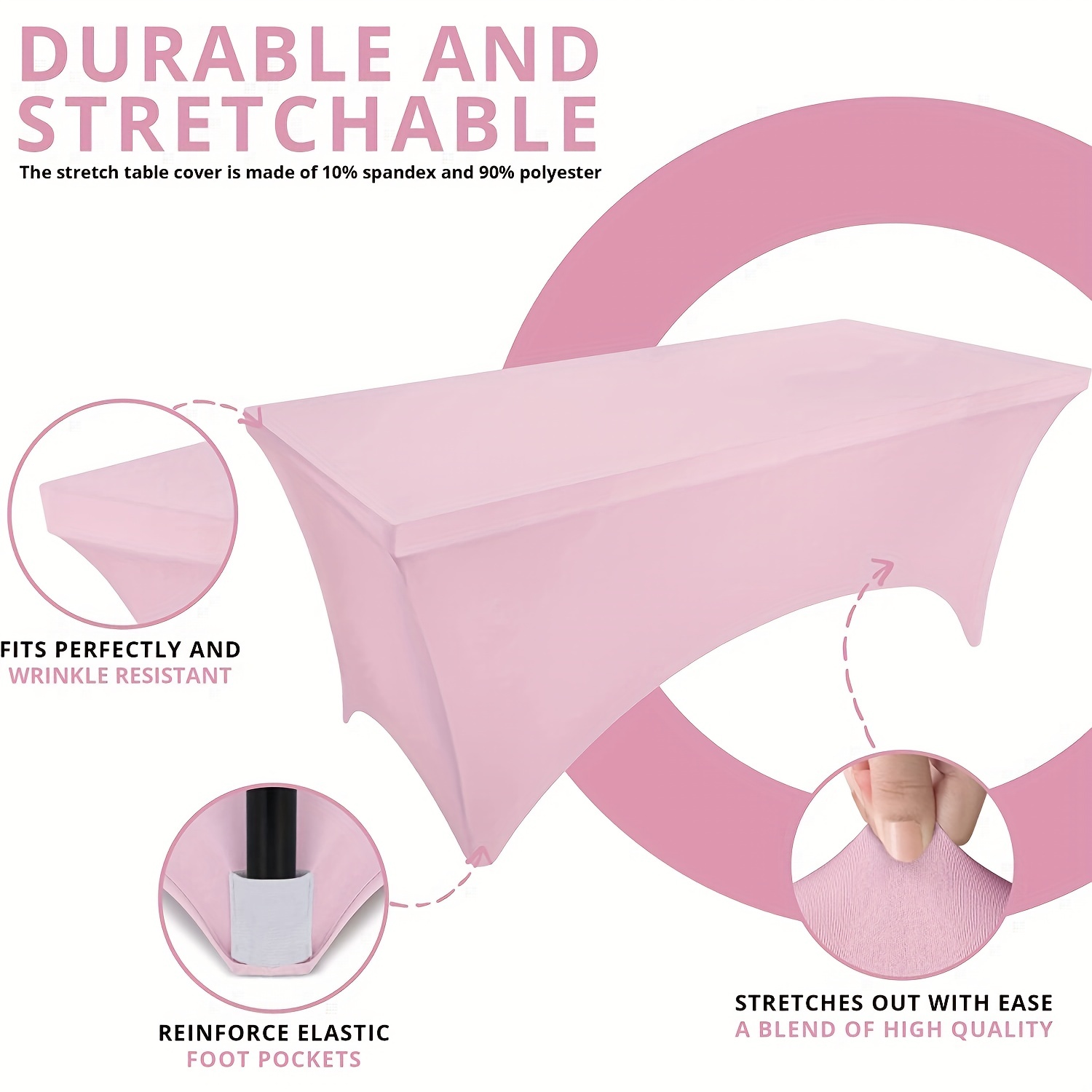 Stretchable Table Covers, Stretch Tablecloths