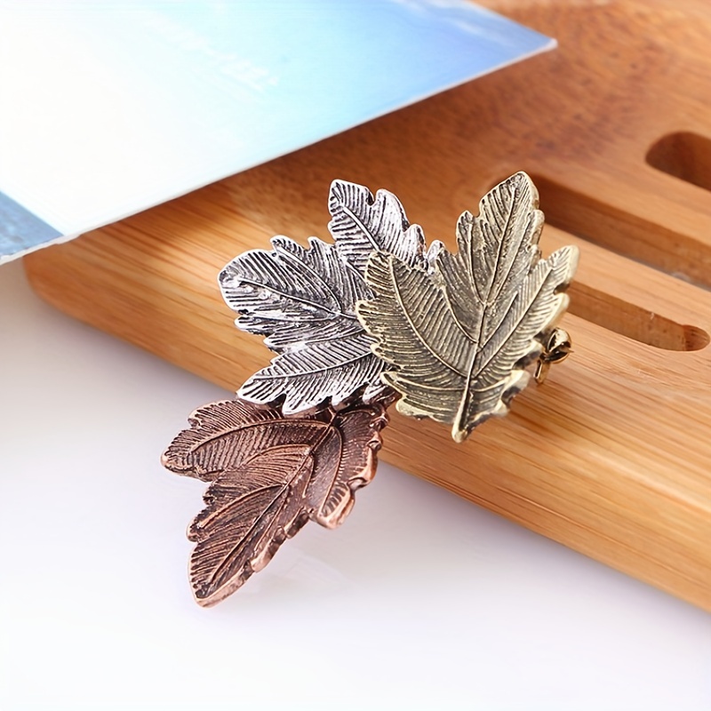 Leaf Brooch, High-End Leaf Design Accessory