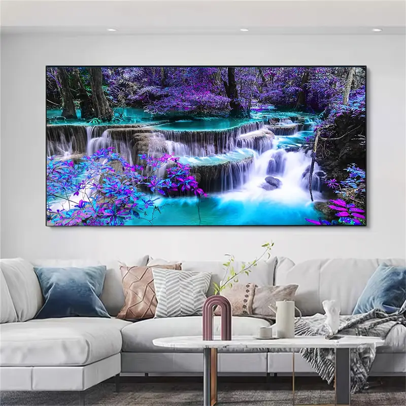 YALKIN 5D Diamond Painting Kits for Adults DIY Large Waterfall