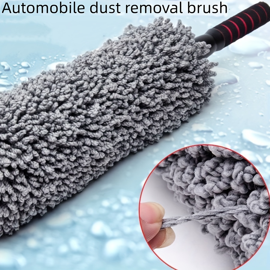 Car Dust Removal Small Duster Wipe, Car Soft Brush Cleaning Brush Mini  Bristle Brush Dust Removal Brush Nanofiber Car Interior Accessories