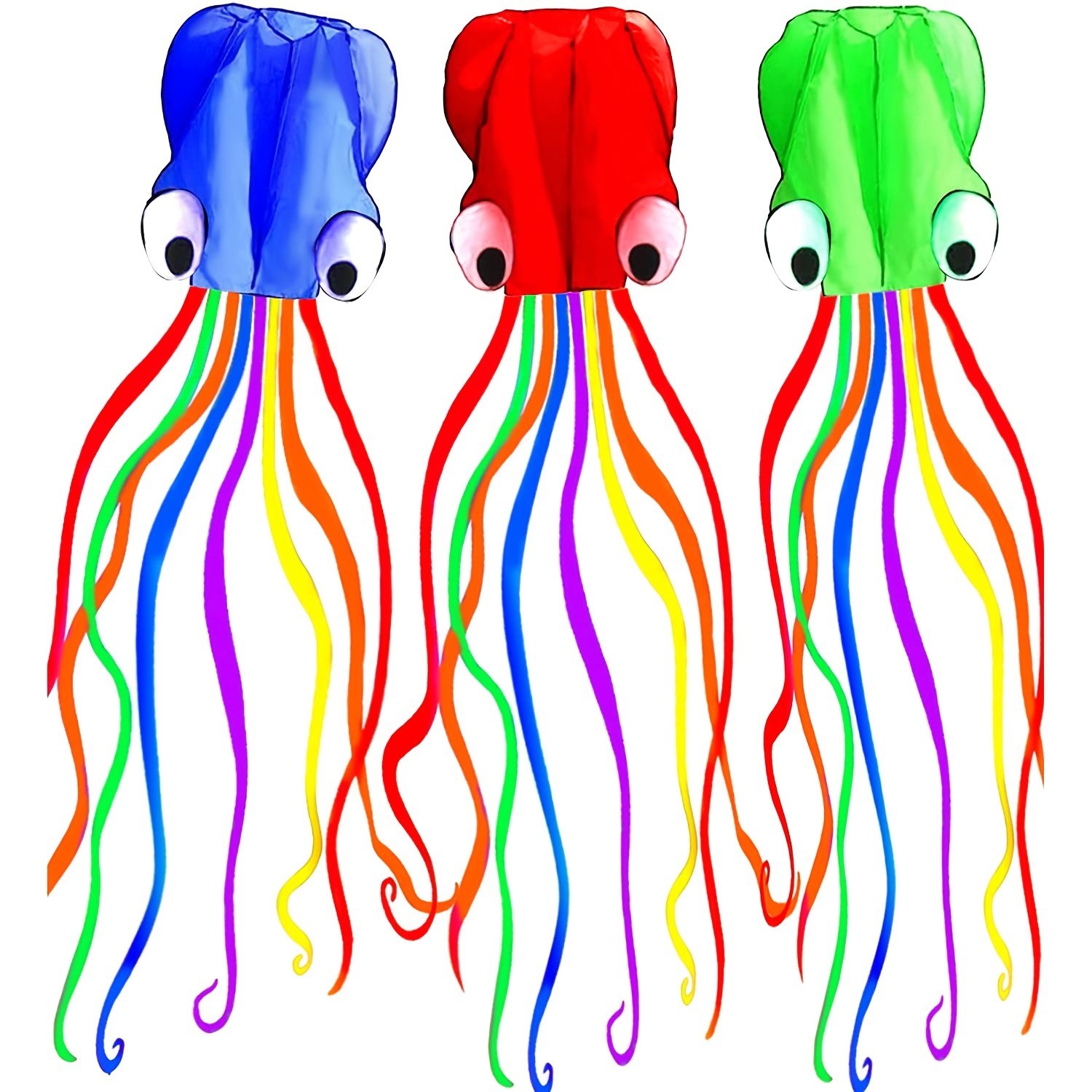 1pc Large Soft Octopus Easy Flyer Kite 99 97m Rope 78 74 398 78 Cm