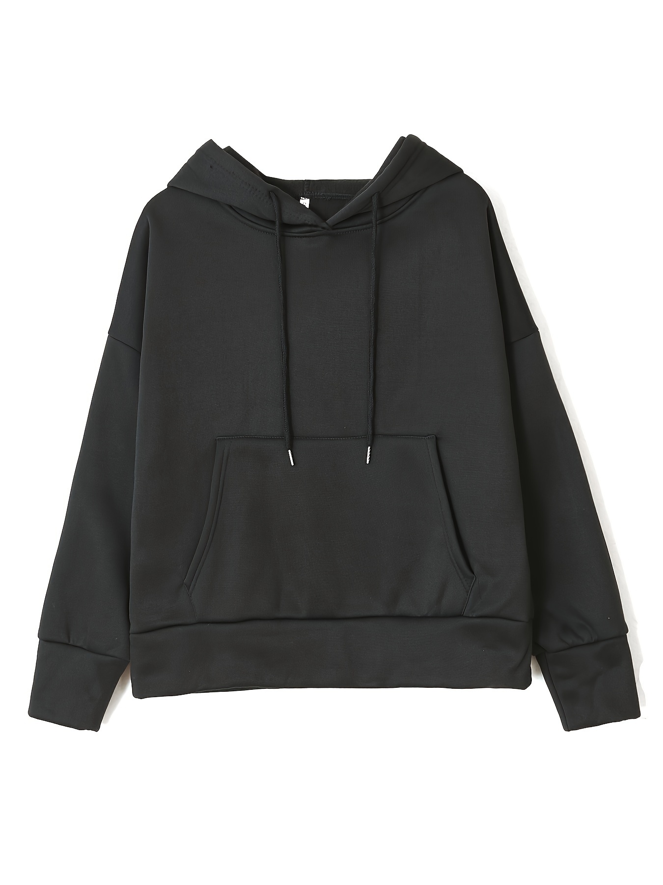 Athleisure Set Oversized Solid Hooded Pocket Drawstring - Temu