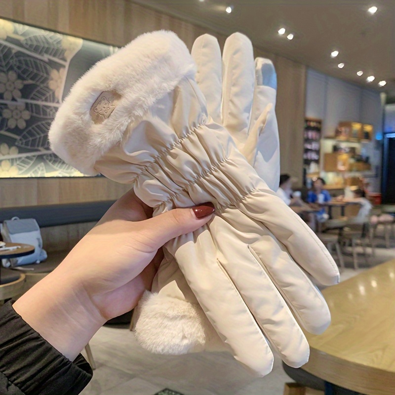 Warm waterproof ski clearance gloves