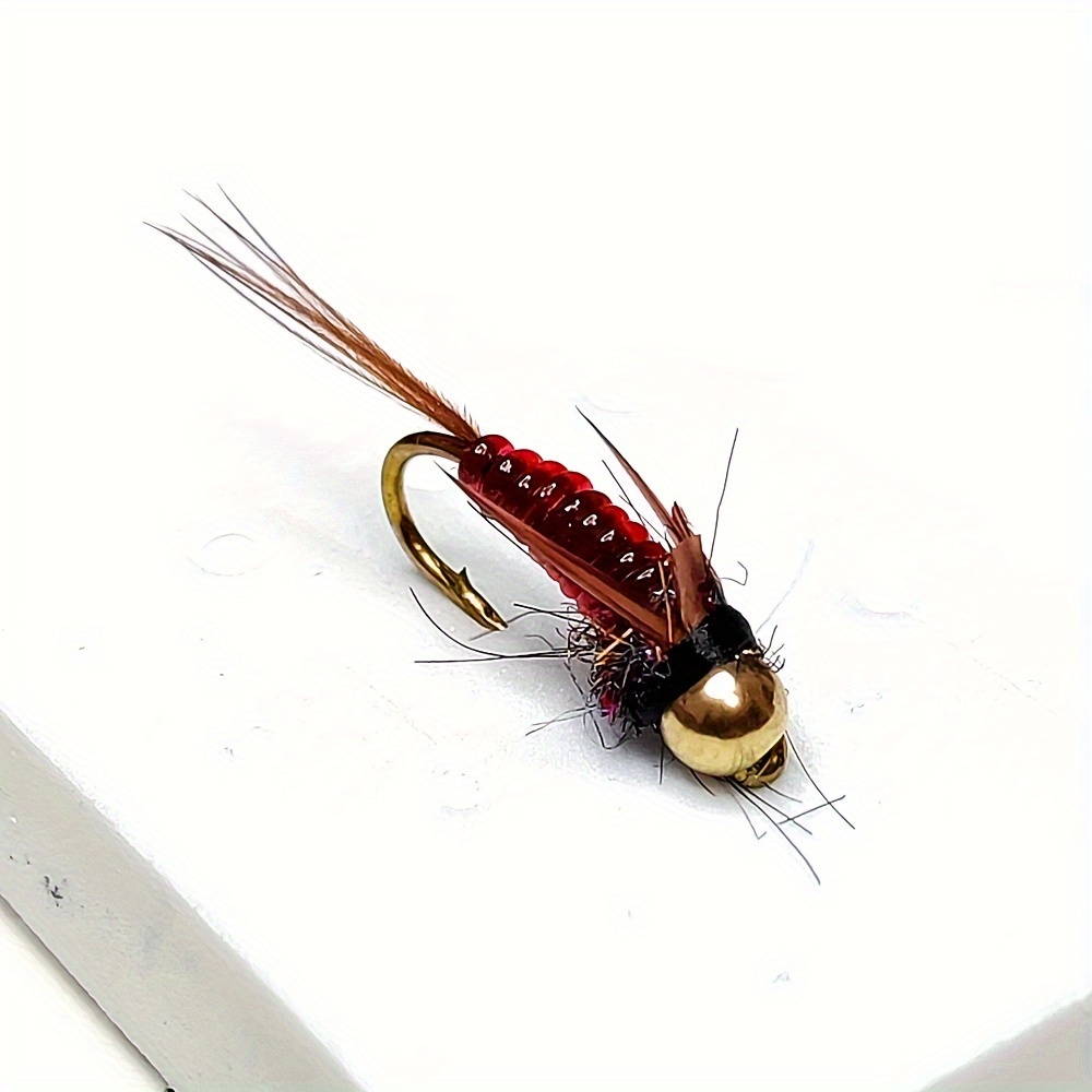 Fast Sinking Nymph Scud Brass Copper Bead Head Fly - Temu Canada