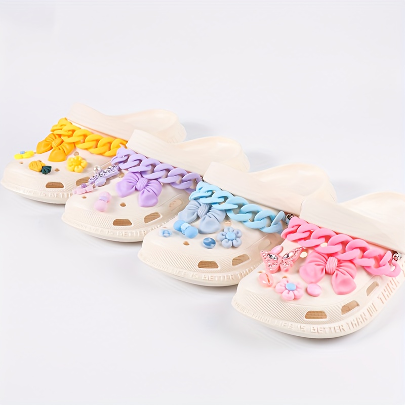 Colorful Butterfly Flower Shoe Charms Clogs Sandal Temu Ireland