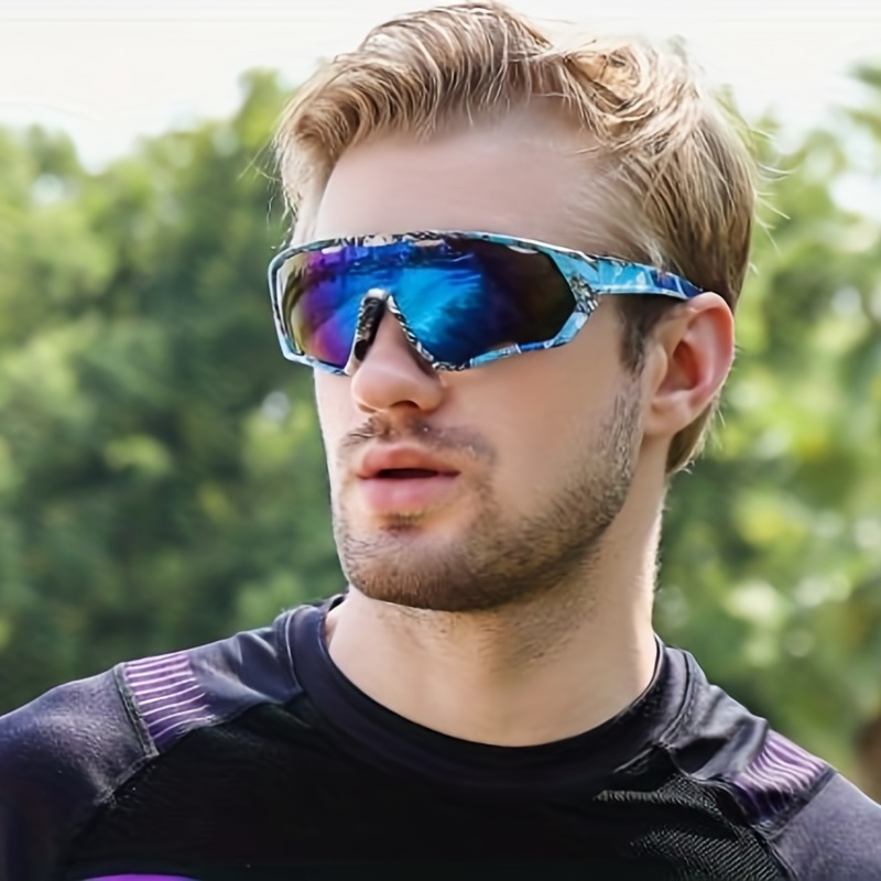 New Men's Outdoor Bicycle Glasses Sports Cycling Sun Glasses