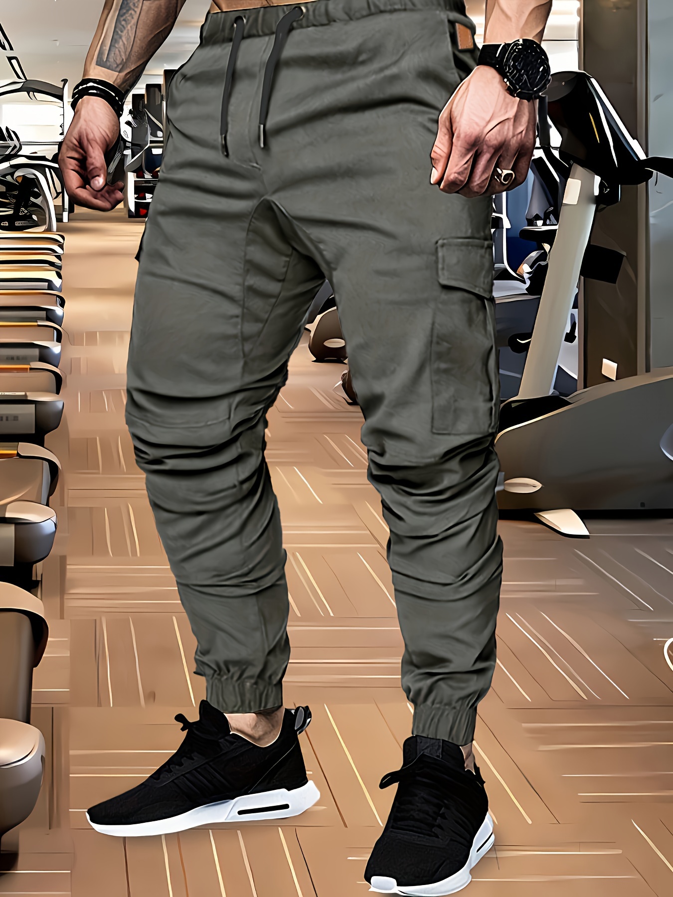 Calça Jeans Jogger Cargo Ov – Menside