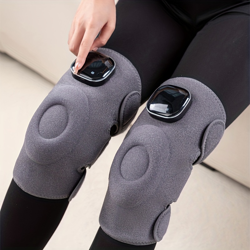 Electric Heating Vibration Knee Joint Pad Brace Leg Therapy