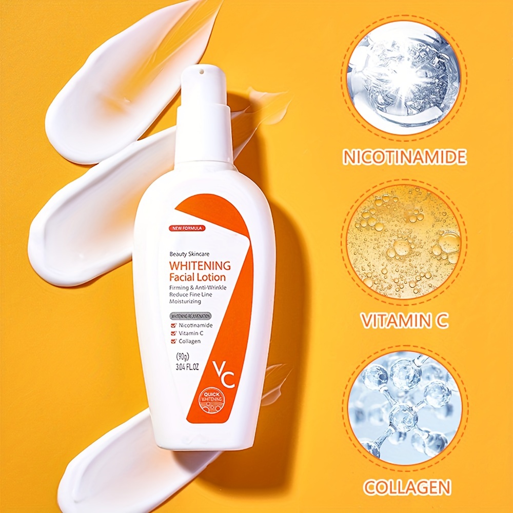 Lightening Facial Lotion With Vitamin C, Nicotinamide And Collagen