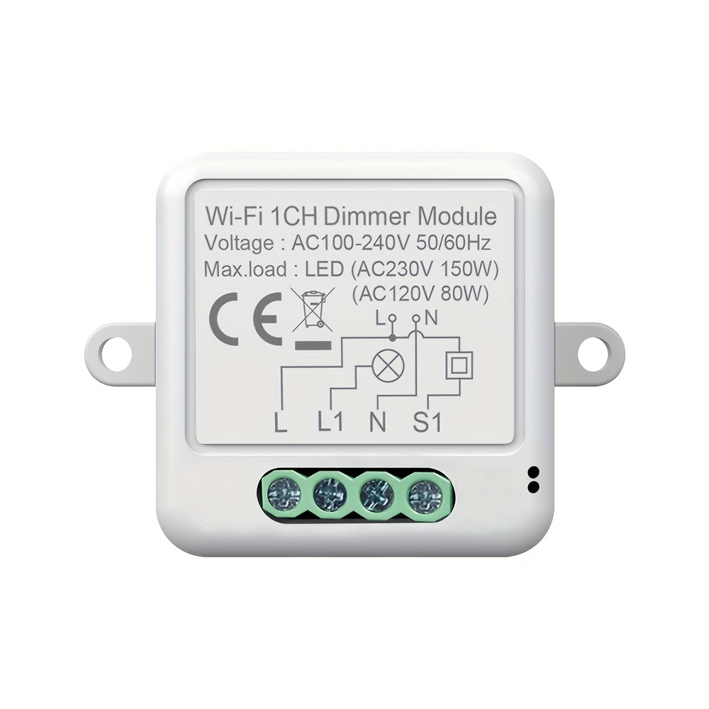  LEOMOCA Zigbee - Módulo de interruptor de luz inteligente de  110-240 V, interruptor de relé de bricolaje, módulos de automatización del  hogar, vida inteligente/Tuya compatible con Alexa Echo Google Home (1