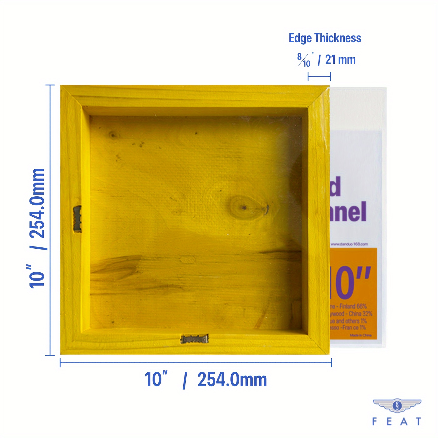 Ultra smooth Gesso Wood Painting Panel 1 Thickness For Art - Temu