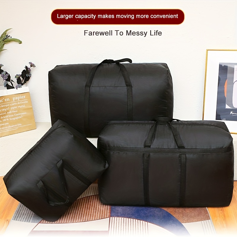 

Oxford Cloth Quilt Storage Bag, Foldable Clothes Organizer Bag, Large Capacity Luggage Packing Bag