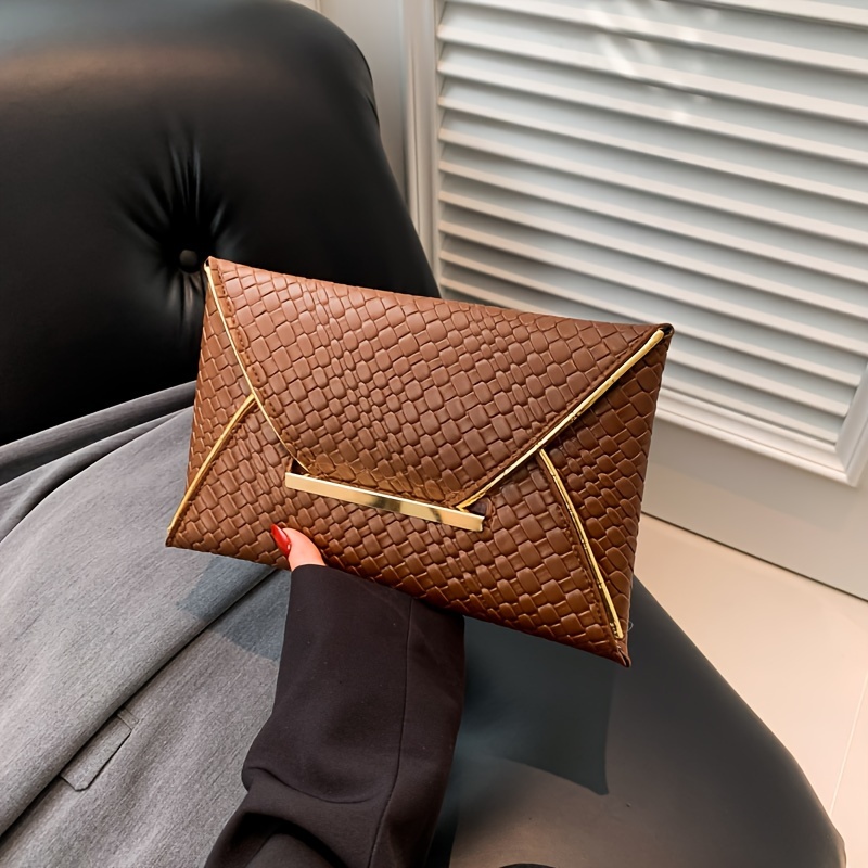 Woven clutch online purse