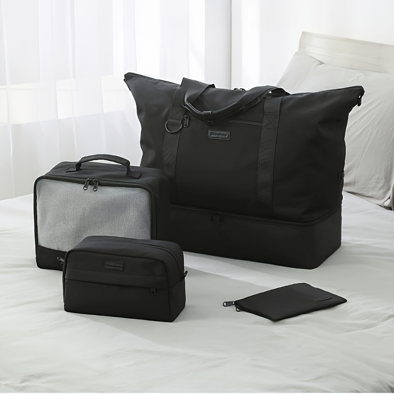 Portable Travel Storage Bag With Zipper Large - Temu