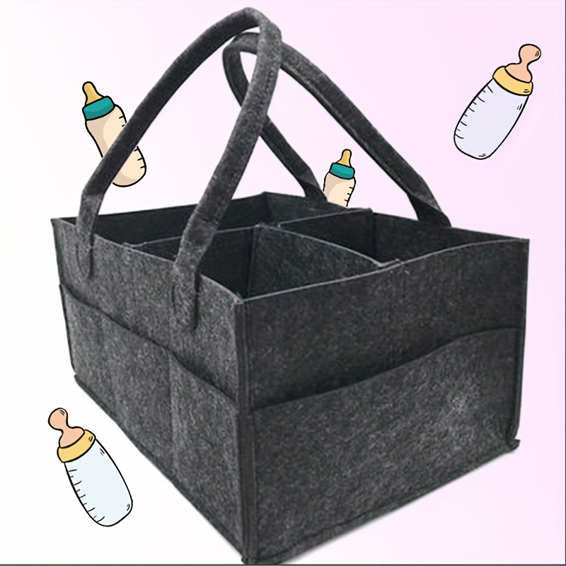 Baby Accessories Newborn Baby Diaper Bag Organizer Nappy Bag Maternity  Handbag Nursery Storage Portable Holder Bag Foldable Baby Care Container -  1Pc