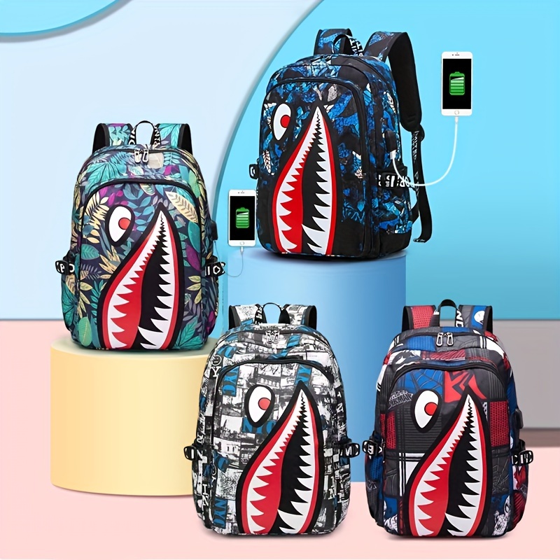 Designer Backpacks for Men  Backpacks, Shark backpack, Designer backpacks