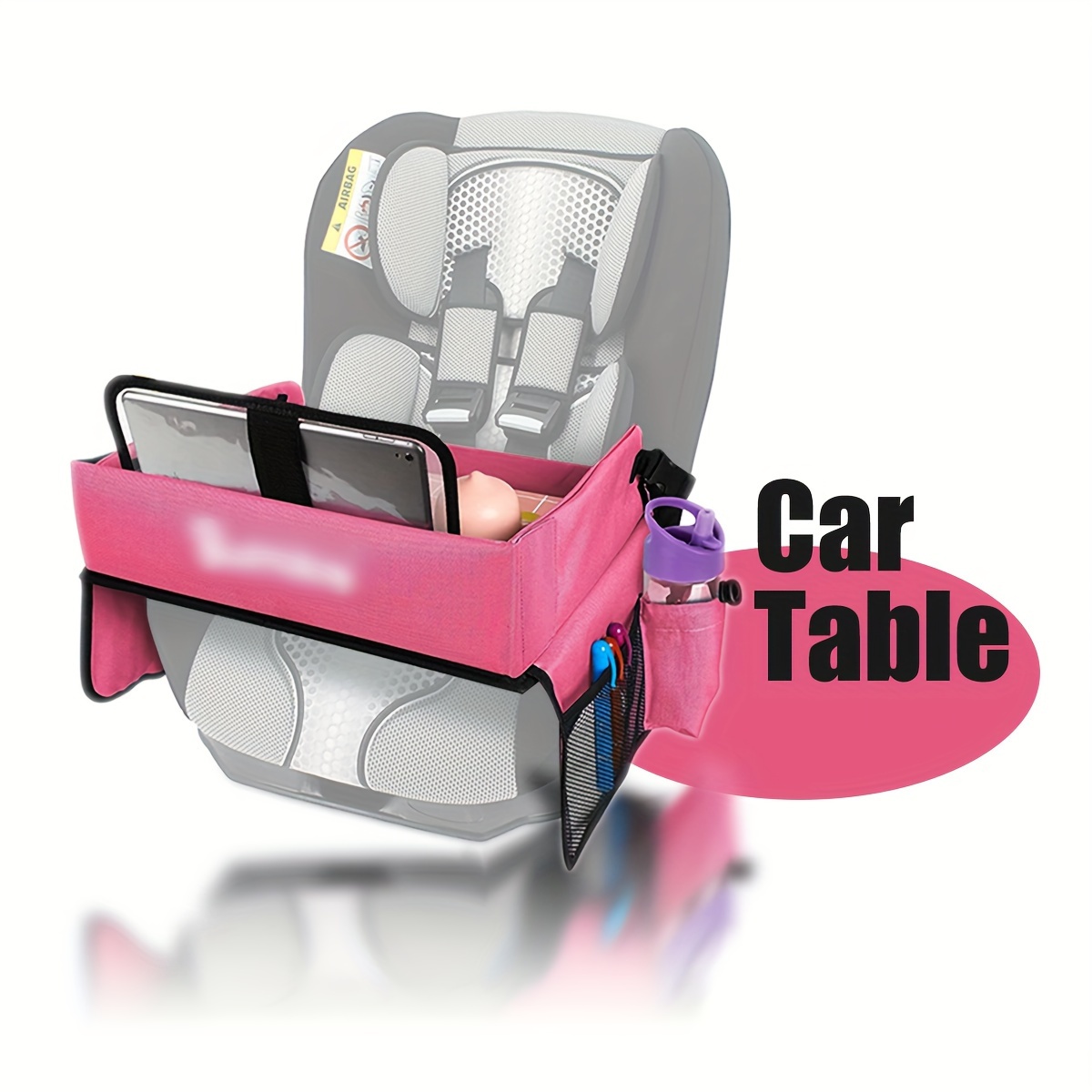 Kids Travel Tray for Toddler Car Seat (2 Pack) - Travel Tray for Kids Car  Seat, Lap