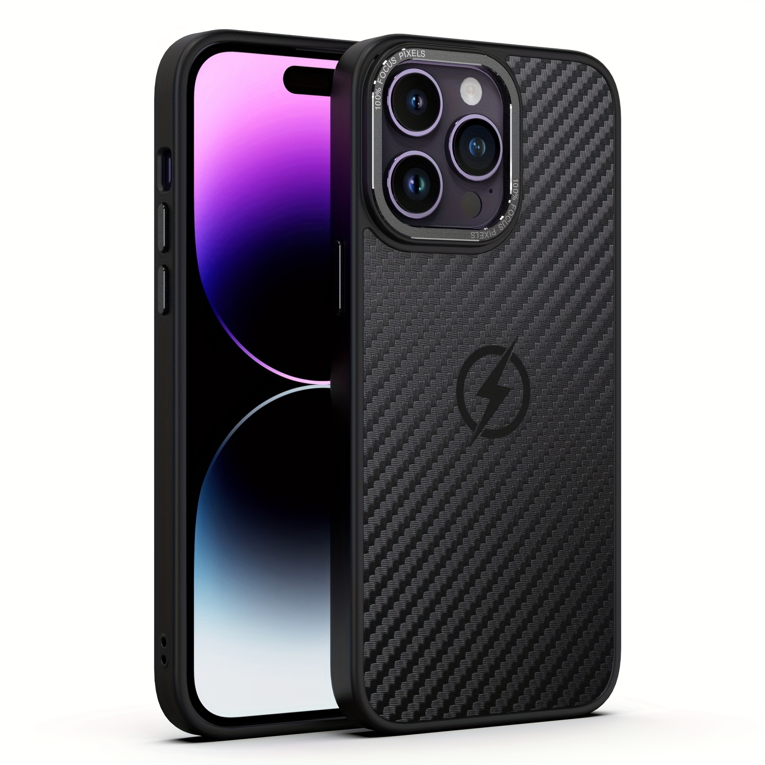 Carbon Fiber Phone Case Iphone 14 13 Pro/ Pro Temu Australia