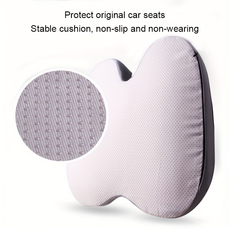 Memory Foam Slow Rebound Increase Height Seat Cushion Non-Slip Car Sit  Cushion Protect Coccyx for Office Chair Car Cushion