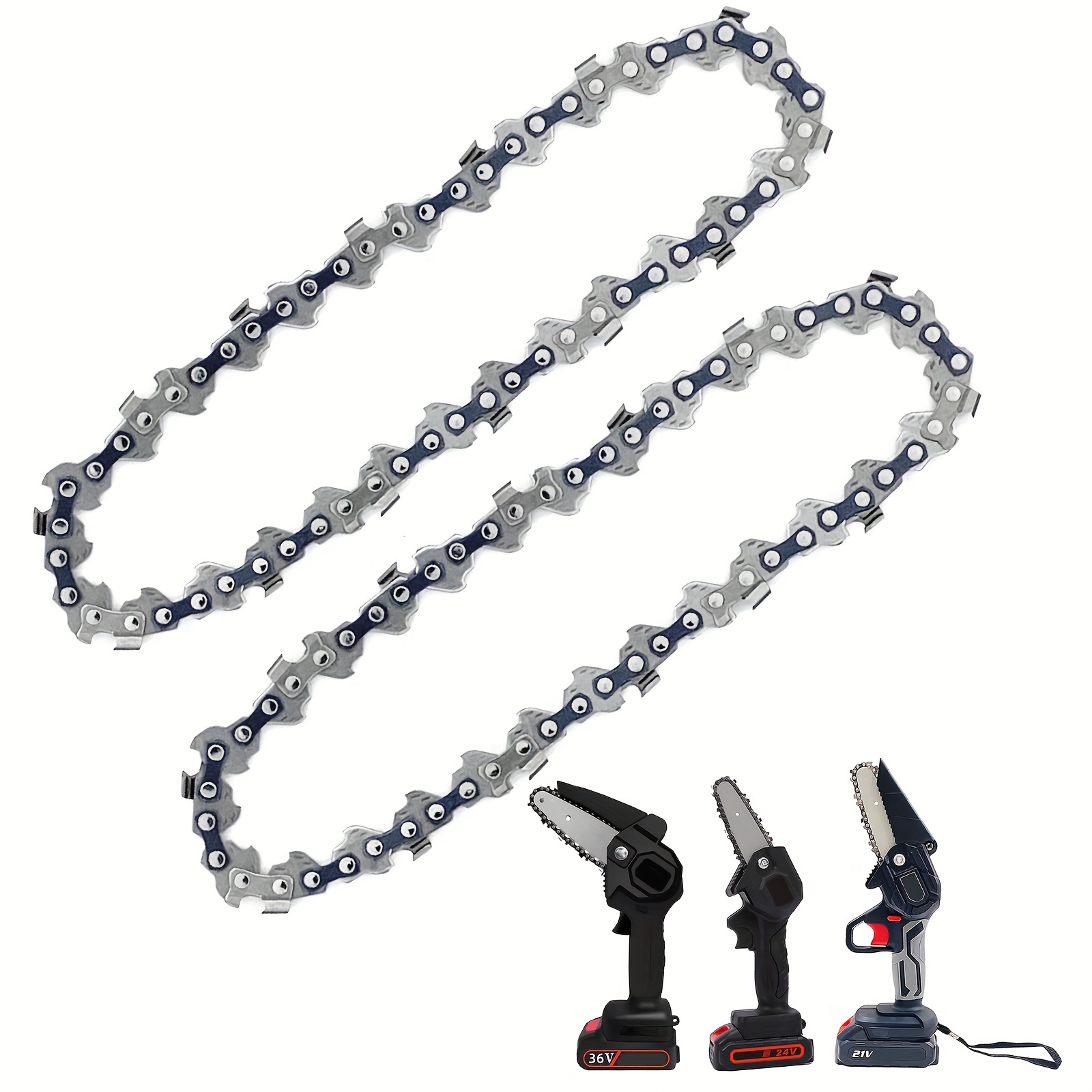 Mini Chainsaw Chain Replacement Chains For Cordless Electric - Temu