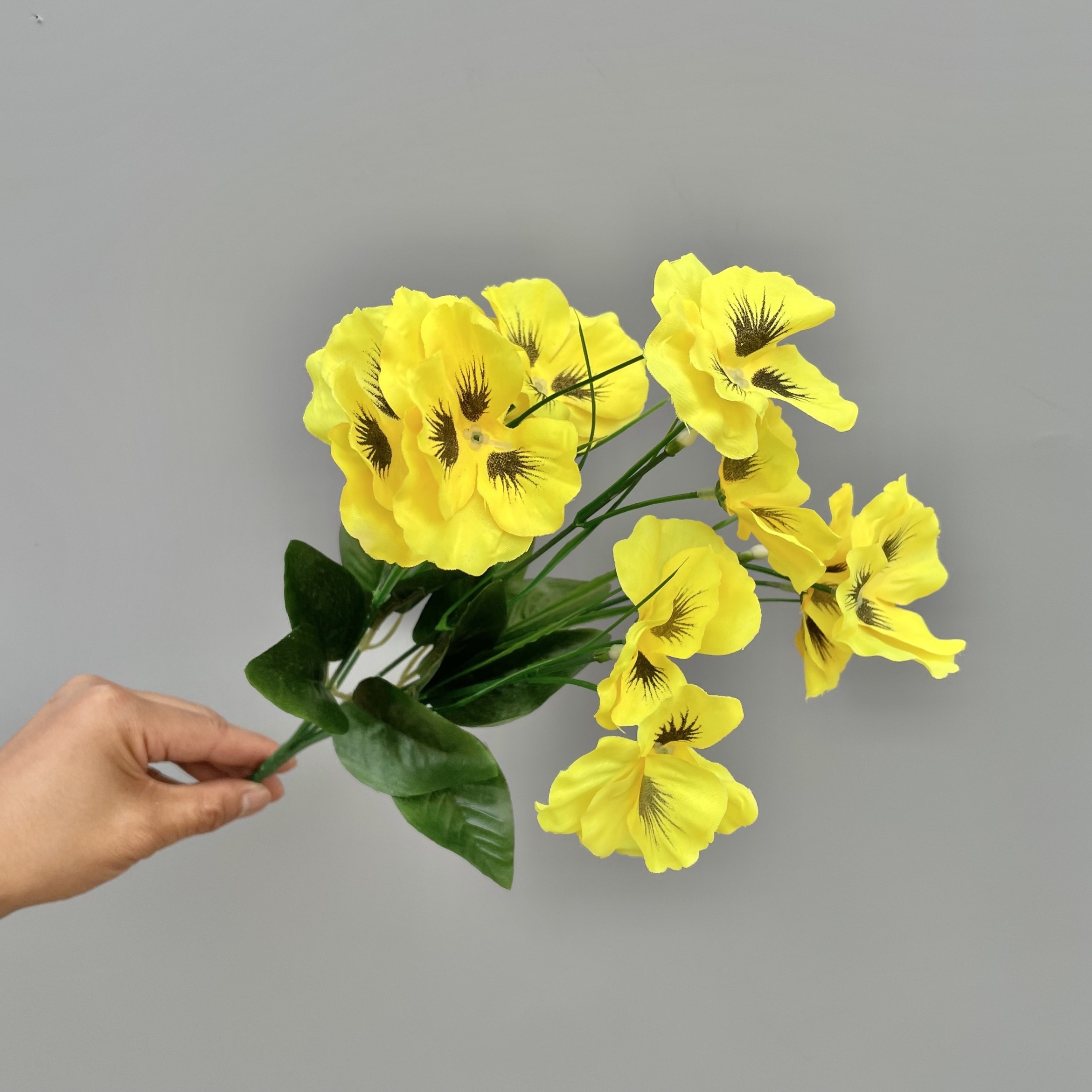 Fake Flowers Pansy Small Wild Flower Daisy Faux Plastic - Temu