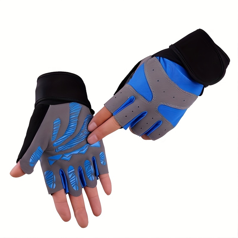 LPMA Gants de débarras Anti-dérapants Gants Respirants Demi-Doigts Hommes  Femmes Gants Demi-Doigts Gants de Cyclisme Respirants Gants de vélo Gants  de