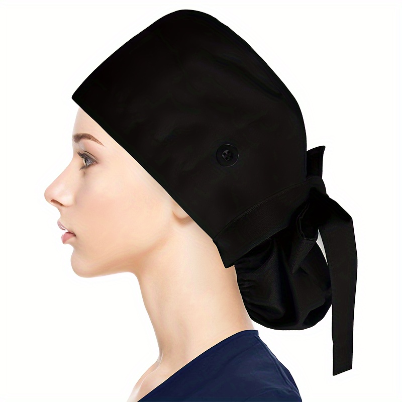 Chef Skull Cap with PonyTail holder, Women's Chef Hats