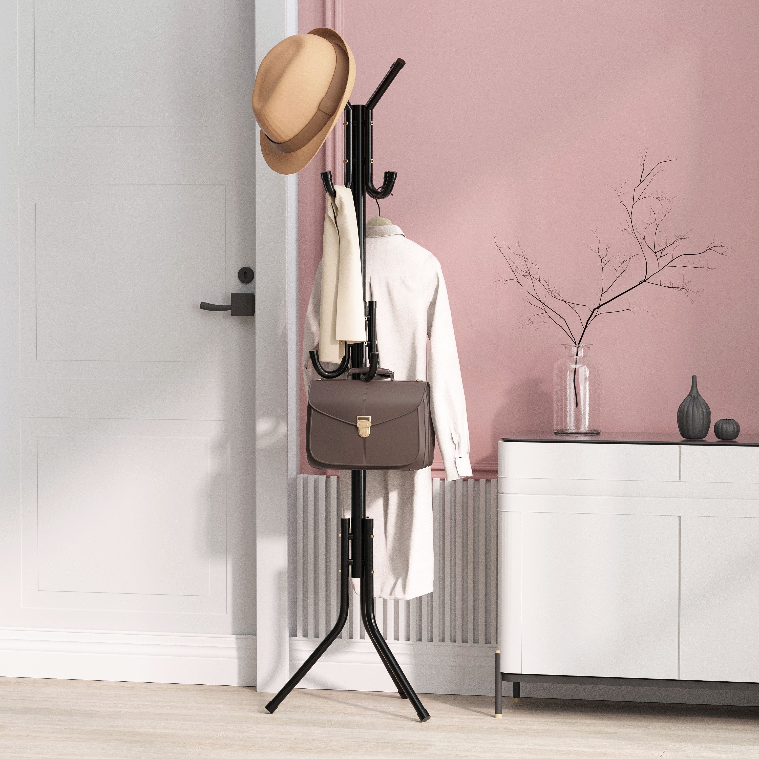 Hallway hat discount and coat stand